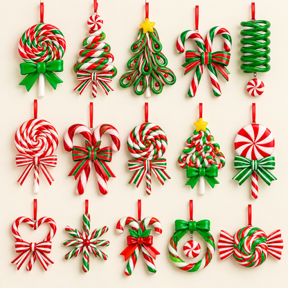 Pendivora Gingerbread Christmas Hanging Ornaments