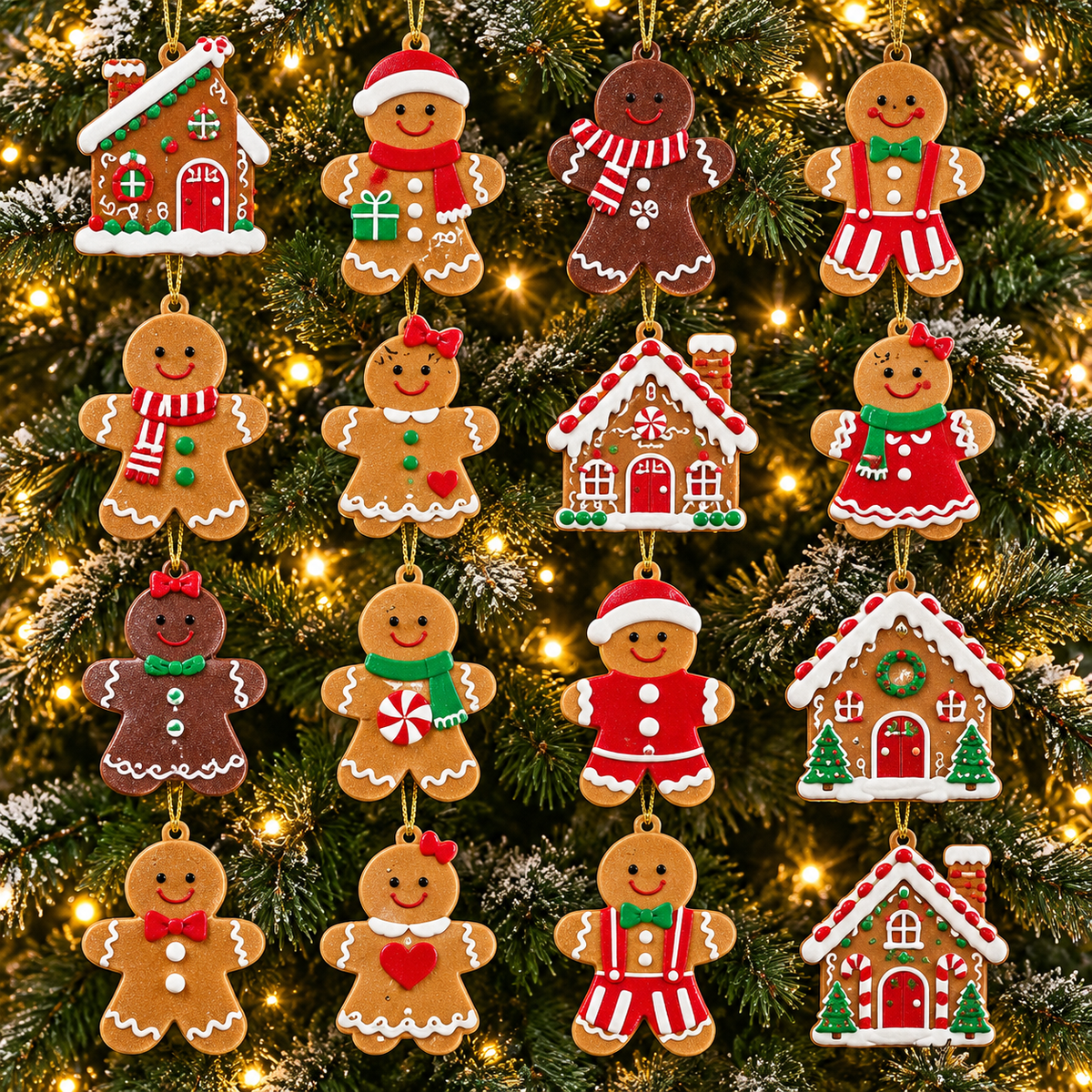 Pendivora Clear Winter Hanging Ornaments