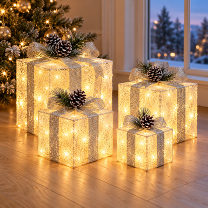 Pendivora LED Plush Polar Bear Decoration