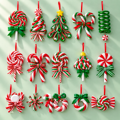 Pendivora Gingerbread Christmas Hanging Ornaments